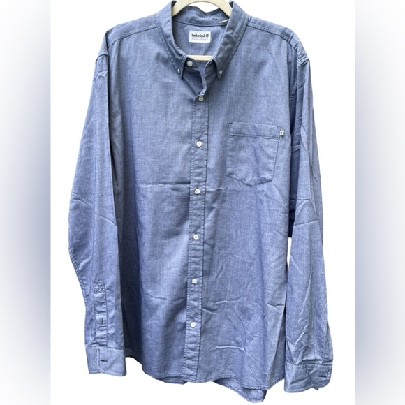 💙🔥Timberland men’s XL button up shirt. Great fabrication & hi quality Like new - Picture 1 of 9